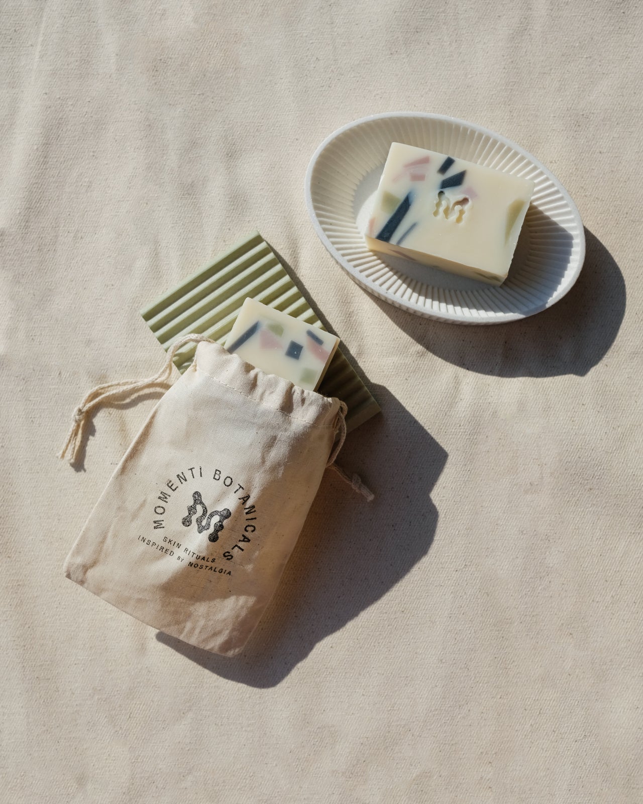 Organic Cotton Gift Bag - Momenti Botanicals